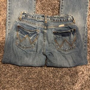 Wrangler Blue Straight Leg Jeans